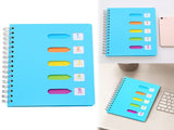 5 Subject College Ruled,Small Spiral 5x7 with Removable Divider Tabs, Lined Spiral V1189-LWWAL-20260401-06162