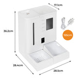 Pawz 2-in-1 Automatic Pet Cat Dog Feeder Water Set PT1260-VD