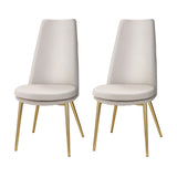 Artiss Dining Chairs Set of 2 Linen Fabric High Back Beige MO-DIN-C-01-FA-BGX2