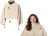 Womens USB Heated Scarf 3 Temperature Settings 8 Heating Zones Washable, 135 x 80 cm V1188-MS-708-036