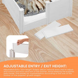 Rooster Farms Dog Whelping Box 0.95m x 0.95m x 0.48m - Puppy Birthing PVC Pen V238-SUPDZ-40485915590736