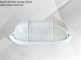 Sand White Large Oval LED Explosion-Proof Light 280160105mm Christmas Clean-Scene Safety Gift V1221-XM-LB7791-GM205
