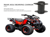 Rear Axle Bearing Carrier Hub High Strength ATV Axle Bearing Carrier for 50cc to 125cc Quad Go Karts V1369-AZ3-W-15502