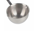 Butter Warmer Pot, Flat Induction Bottom Stainless Steel Mini Hot Milk Saucepan, 150ml V1263-JX-2985