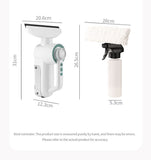 Electric Glass Scraper, 1200Pa Suction, Spray, Window Cleaner, Multi-Surface, Home Cleaning. V1232-BLJJS-001