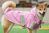 Pet Raincoat Outdoor Waterproof Dog Poncho for Small and Medium Dogs - Pink V1263-JX-6217-7