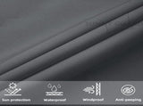 Triangular Shade Sail 3X3X3M Waterproof Shade Cloth Uv Protection For Patio Garden, Terrace, V1188-MS-227-1223