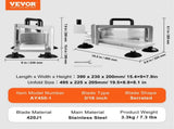 Commercial Tomato Slicer, 3/16 inch Tomato Cutter Slicer, Stainless Steel Heavy Duty Tomato Slicer V952-FQQPJZTS316I23N2VV0