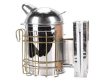 Bee Hive Smoker Stainless Steel Bee Smoker Beekeeping Equipment with Hanging Hook Prevent Burns V1294-YM0901-3111260000611