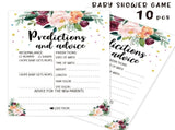 5 PCS Draw Baby Shower Games, Boy or Girl Gender Reveal Party Game - Baby Shower Party Activities V1366-AZ2-W-04322