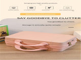 Personalized stylish and lightweight blue and pink mini suitcase for short trips V888-ELOSUNG25053