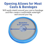 Waterproof Leg Cast Cover for Shower,Reusable Cast Cover for Foot , Watertight Foot Protector for V1369-AZ3-W-18927