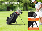 Golf Cart Bag with 14 Way Organizer Divider Top, 35 11 Pockets Premium Cart Bag with Stand, Durable V952-HHBHHB36YC10TEZZLV0