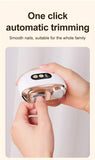 Smart Electric Nail Clipper 2-in-1 Polishing & Grooming Tool, USB Rechargeable, 500mAh Li-Polymer V1102-ZNZJQ001
