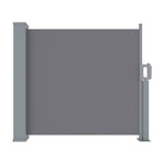 Instahut Side Awning Sun Shade Outdoor Blinds Retractable Screen 1X3M Grey AWN-B-SIDE-FC-100-GREY