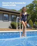 Thickened 4-Step Pool Ladder of Double Handrails for 1219.2-1371.6mm Pool V952-DXYCTTBGGSLBVYRNQV0