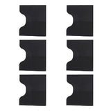 Toilet Mat Dark Gray Washable Reusable Potty Training Toilet Rug for Restroom Bathroom U Shape V1294-YM0901-3112240054811