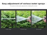 Garden Hose Nozzle, High Pressure Water Hose Nozzle Sprayer Head, Adjustable Nozzle For Lawn & V1369-AZ3-W-09712