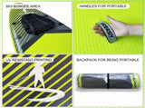 Inflatable vertical paddle set for water sports and surfing-including air pump, paddle, rope, V1102-HYJB002