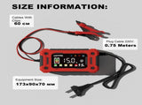 15-Amp Charger, 12V Lithium iron phosphate battery Car Charger Trickle Charger Smart V1192-AZ-W-4012
