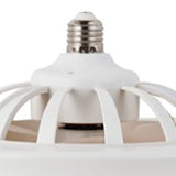Ceiling Fan Light 30W ABS Housing 9.8in 2 in 1 White E27 LED Mini Lighting Ceiling Fan for Living V1294-YM0703-3114230020911