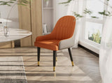 2X Dining Chair Anti-scratch Leather Padded Seat Kitchen Chair V767-JJ-XD1177-JH2-V1
