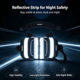 JUMAHE Dog Backpack Harness, Adjustable Dog Saddle Bag with Reflective Strips, Waterproof Oxford Pet V1188-MS-909-010