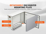 Electrical Enclosure, 24'' x 24'' x 8'', UL Certified NEMA 4 Outdoor Enclosure, IP65 V952-TUL60X60X20CMW0NQV0