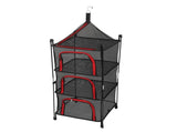 Hanging Drying Mesh Foldable 4 Layer Multifunctional Thickened Hanging Mesh Net for Clothes Fish Red V1294-YM0901-3117240230011