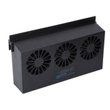 Car Solar Powered Exhaust Fan USB Charging Circulating Automobile Window Cool Fan V1294-YM0901-3113240163311