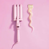 Mermade Hair Pro Waver Mini 25mm Pink 3 Barrel Styling Wand Mermaid Wave Tool V238-SUPDZ-39671089823824
