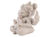 Ganesha Elephant Statue Elephant Lord Sculpture Hindu Elephant Statue Resin for Home Room Decoration V1294-YM0901-3115250009411