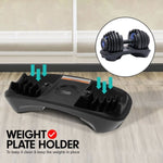 48kg Powertrain Adjustable Dumbbell Home Gym Set - Blue DMB-BF1-024-BU-2