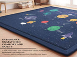 Soft Touch Ultra Plush Memory Foam Kids Star Galaxy Mat - 200 X 300 CM V262-LGH0019SG-1
