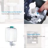 1000ml Wall Mounted Soap Dispenser Shower Gel Liquid Shampoo Dispenser Holder for Business Public V1294-YM0901-H24402CHG
