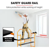BAUMR-AG Mobile Scaffold Platform, 226kg Load, Steel Frame, Dual Height, Folding for easy Transport V219-SCFMSCEQM10A