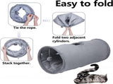 Cat Tunnel with Play Ball - 67cm - Play Tunnel - Rabbit Tunnel - House - Dog Tunnel - Toys V1188-MS101-01693-1