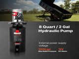 8 L Hydraulic Power Unit, Double Acting Dump Trailer Pump, 22 MPa Max Relief Pressure & 3.4 L/min V952-12VSZYYXJSYX1FV09001V9