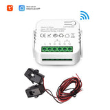 Smart Energy Meter TY Power Consumption Monitor with 2 80A CT Clamp Electricity Statistics Current V1294-YM0901-HS7028