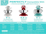 Flat Beater for KitchenAid 5-6 Quart Bowl-Lift Stand Mixer,Fit for 5 Plus and V1370-AZ4-08224