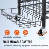 Sports Equipment Garage Organizer, Rolling Ball Storage Cart on Wheels, Basketball Rack with Baskets V952-QLSNJHSS4G2GUA6PTV0