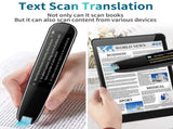 Smart AI Scan & Voice Translator Pen - 112 Languages, Offline Mode, HD Touchscreen & V888-ELOSUNG35609