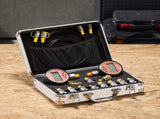 Digital Hydraulic Pressure Test Coupling Kit, 700 Bar Pressure Gauge Manometer Tester with 2 Gauges, V952-YYCSTJ2YLB9OXT9N0001V9