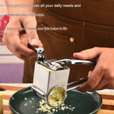 Stainless Steel Hand Crank Cheese GraterFlat-blade planer3-4 hole planer5-6 hole planer7-8 hole V888-ELOSUNG56082-5