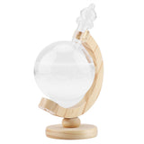 Storm Glass Creative Globe shaped Storm Glass Bottle Desktop Weather Station Weather Predictor V1294-YM0901-JY14682