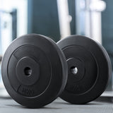 Everfit Weight Plates Standard 2X 10kg Barbell Plate Weight Lifting FIT-K-DB-PL-3XL