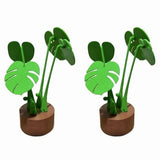 Coasters Plant Non-Slip Coasters, Monstera Coaster Set, Tropical Leaf Plant Coasters Home Decoration V1366-AZ2-W-15688