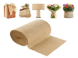 Burlap Fabric Roll, 355 mm x 45.7 m & 50 x 50 Density Wide Natural Fabric Rolls, Jute Fabric V952-CMBJ14INCHES3MBHIV0