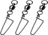 25-Pack Fishing Snap Swivels, High Strength Ball Bearing Swivel with Stainless Steel Coastlock V1259-DP01-A-1484