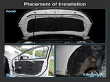 Automotive Soundproof Insulation Mat , Self-Adhesive V1192-AZ-W-26201